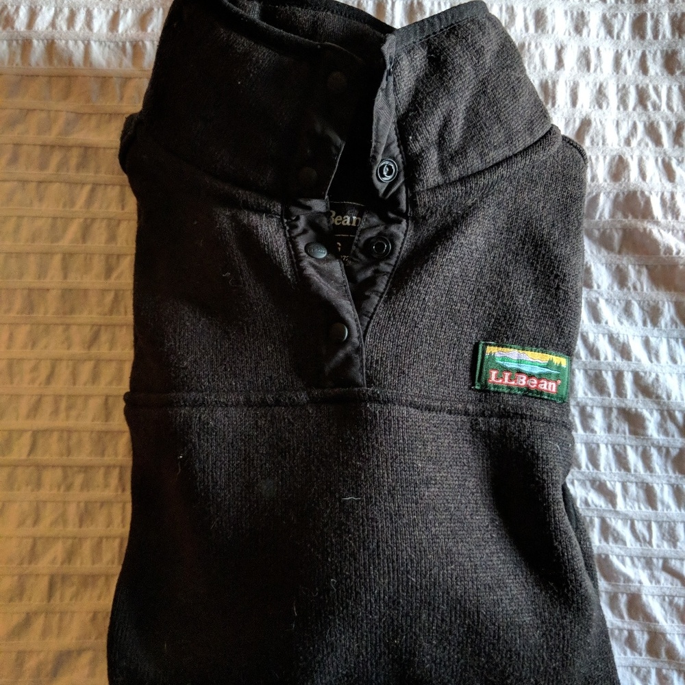 Grey S Fleece LL Bean